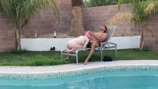 xxx clip 35 femdom mind control Andre Stone - Pink Hair Trans Girl Claire Gemini Sucks Cock by the Pool (17-12-2022) [HD, 720p], bareback on femdom porn-1