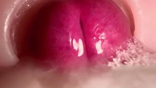 Cum Twice CLOSE UP CAMERA IN PUSSY CUM Inside PUSSY TWICE BEST CREAMPIE in 4K with Girl Moaning-3