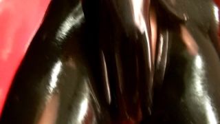 alison tyler primal fetish White drops on black rubber – Xozt latex studio, mask fetish on femdom porn-1