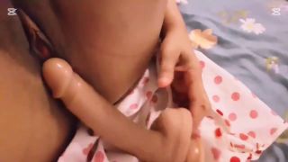 Vilashini - හබීට හොරෙන් ආතල් දෙන කොල්ලන්ට පෙන්න,Asian sexy ,female orgasm with fun dildo ,hot wife ,............-3