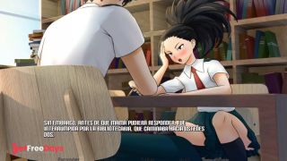 [GetFreeDays.com] RECEIVING A HANDJOB FROM MOMO YAOYOROZU IN THE LIBRARY - RE HERO ACADEMY Sex Film June 2023-1