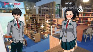 [GetFreeDays.com] RECEIVING A HANDJOB FROM MOMO YAOYOROZU IN THE LIBRARY - RE HERO ACADEMY Sex Film June 2023-9