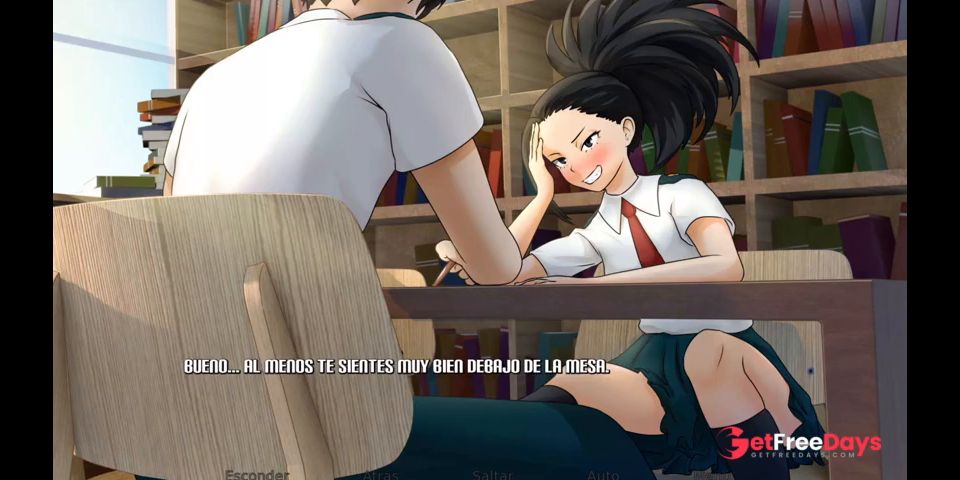 [GetFreeDays.com] RECEIVING A HANDJOB FROM MOMO YAOYOROZU IN THE LIBRARY - RE HERO ACADEMY Sex Film June 2023