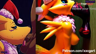 [GetFreeDays.com] DigiMon Hentai -   Renamon Super Big Tits Merry Christmas SEX Adult Leak March 2023-8