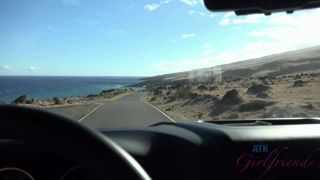 You fuck Kate in the car and she jerks you off to cum - [Hardcore porn]-1