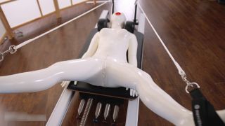porn video 23 PolyFetish Studio - White Latex Doll Gets Her Physical Workout Session With Orgasm (2023), smelly feet fetish on femdom porn -1