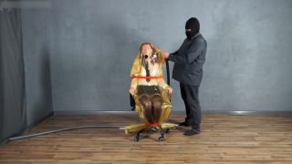 porn clip 38 Vacuum Dreams - New secretary in vacuum sheathing and bondage with red ropes - FullHD 1080p, dakota skye femdom on femdom porn -1