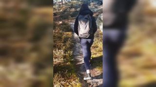 Xmalia Risky Sex ： A Walk in the Forest to Get Fucked in the Sun (we get disturbed)-0