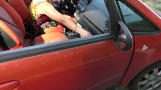 Yummy Couple Cute Hitchhiker has to Fuck me and Cum on my Tits for the Ride - MILF Cum - 1080p-1