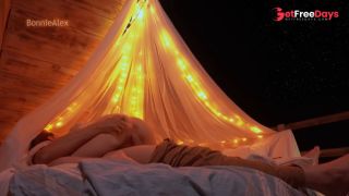 Romantic Sex Outdoors - Long Foreplay and Simultaneous Orgasm-0