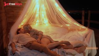 Romantic Sex Outdoors - Long Foreplay and Simultaneous Orgasm-1