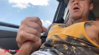 Bad Volodya Jerks off in the Car and Gives Chihuahua to Nipple Orgasm-9