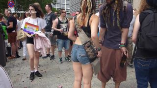 MJ181 Busty girl purple dreadlocks-4