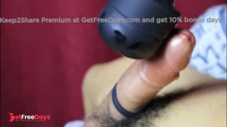 [GetFreeDays.com] very powerful vibrator and lubricant flow over the cock close up Adult Video July 2023-8