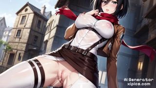 Mikasa Ackerman R34 Attack on Titan Porn Mikasa Ackerman Hentai R34 collection nsfw nude cartoon porn pictures watch now-0
