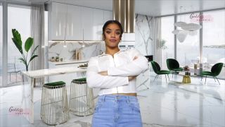 adult video 8 black femdom facesitting Goddess Aquaria – Real estate Beatdown, dirty talk on masturbation porn-1