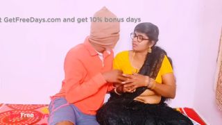 Indian stepsister and stepbrother hardcore fucking.telugu dirty talks.-1