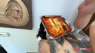 [GetFreeDays.com] Hungry for More Than Lasagna Lysagna DelRay Devours the PornDude Special in a Saucy Casting Adult Clip January 2023-9