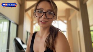 Cute Fitness Trainer Girl  Fucked In Her Tight Pussy (Euro sex) Maya Lis-2