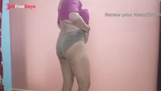 Horny Indian Aunty Pallavi  Amateur Role Play and Wet Foreplay Alone-8