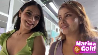 Birthday Bukkake Cumwalk bukkake Marina Gold & Min Galilea-0