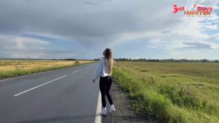 [GetFreeDays.com] Hot bitch hitchhikes in tight leggings and pays for the ride with sex Adult Leak December 2022-0