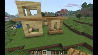 How To How to build a Modern Wood House in Minecraft-0