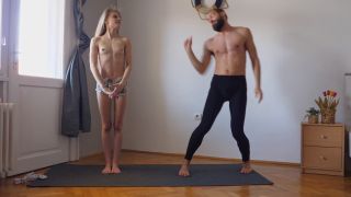Workout Yoga Exercise Together For The First Time-8