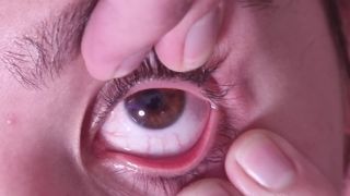 Dom & Whores Cum Into Open Eye Extreme Close Up ¦ Cum Desperation - 1080p-3