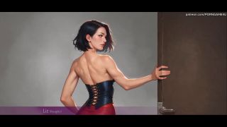 PORN GAME 4U - Mila AI - Liz got horny when she saw the handsome security guard - aDDont - by Porn Game 4U-9