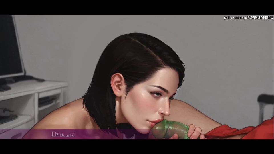 PORN GAME 4U - Mila AI - Liz got horny when she saw the handsome security guard - aDDont - by Porn Game 4U