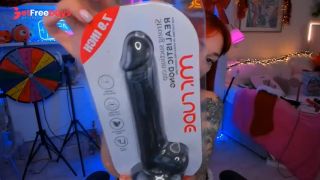 [GetFreeDays.com] Unboxing new Realistic black dildo and first try Porn Clip April 2023-0