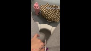 POV- Masturbating in a Bathroom Stall-8