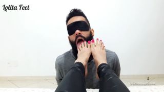 lolitafeet  On the edge of my bed at my feet the slave dedicates his,  on feet porn -5