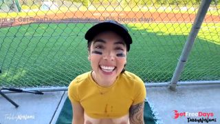 Pornhub Model Fucks in Public Dugout - Blowjob, Rimjob, Cumkiss-8