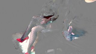 Alina Rose STRANGER GIRL IN STOCKINGS HANDJOB IN THE WAITING ROOM-3