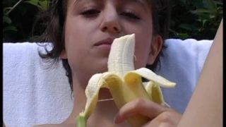 Crazy French teen fucks her holes with vegetables and fruits teen Judy Minx-2