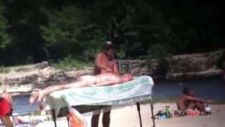 Hot teen naturists make this nude plage even hotter  3-9