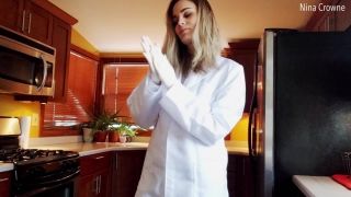 clip 14 femdom public humiliation Nina Crowne - Surgical Gloves A Winter Fashion Trend - FullHD 1080p, femdom on fetish porn-3