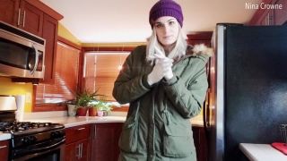 clip 14 femdom public humiliation Nina Crowne - Surgical Gloves A Winter Fashion Trend - FullHD 1080p, femdom on fetish porn-5