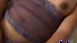 Watch Dominique in Purple Lingerie-6
