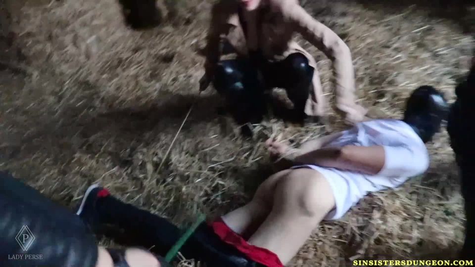   Female Domination Ladyperse - slave caught on the road and used by us - Femdom  Female Domination 