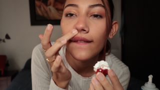 Cloe stone Scott - lacing strawberries and cream on my nose-2
