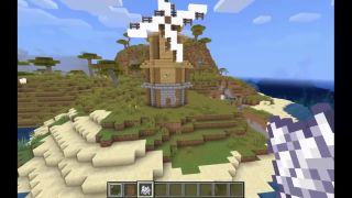 Mc How to build a Windmill in Minecraft-9