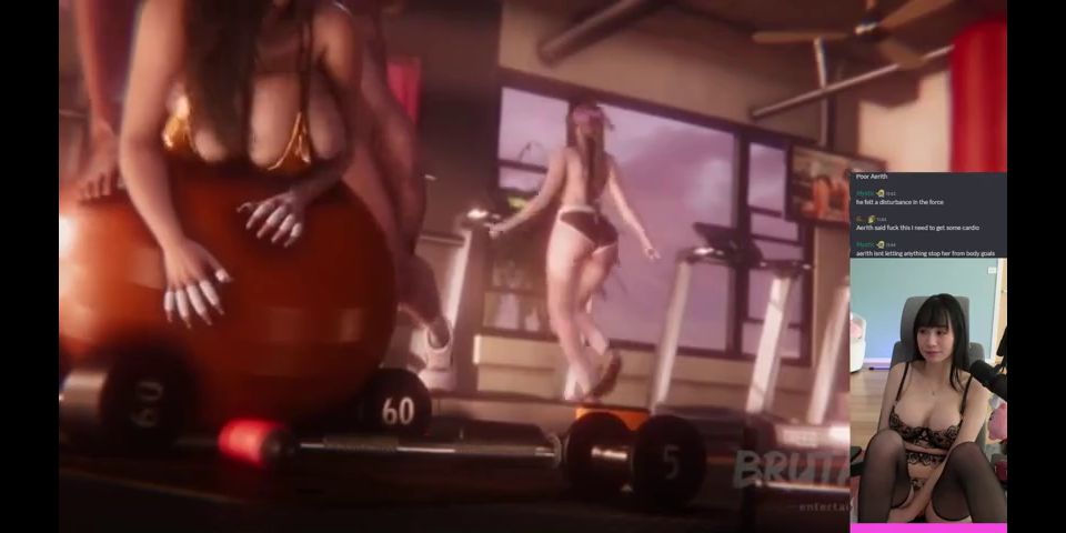 Big Tits Watching Boss Of The Gym  Final Fantasy Hentai by Brutalisk3D