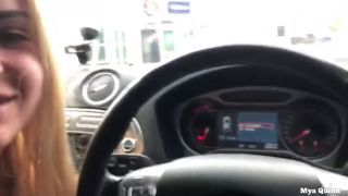 Public Parking Blowjob In The Car Outside The Mall  Mya Quinn 480p-7