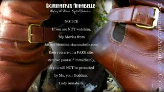 Dominatrix Annabelle – Brown Dirty Boots! - Dirty talk and masturbation instructions-9