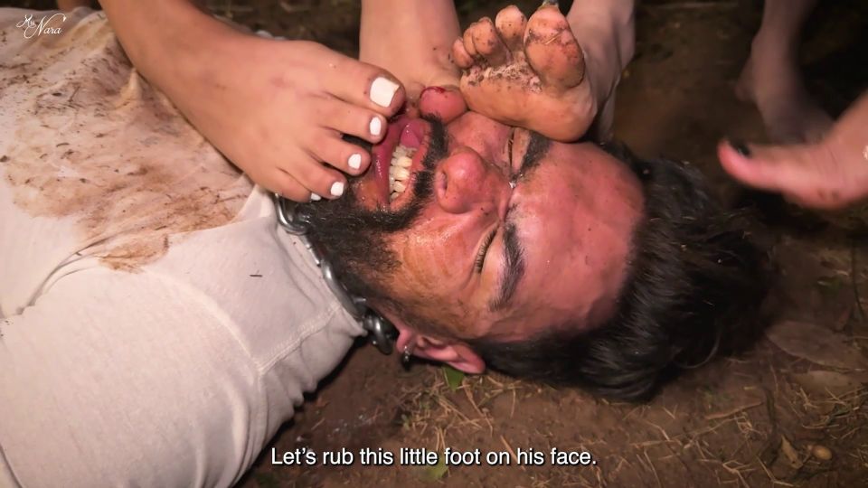 MISTRESS NARA NEVEU: "NARA, VIBORA, BIMBY AND THAY: FILTHY FEET, SPIT AND ASHES FOR A PIG SLAVE" (1080 HD) (2025)