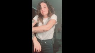 giaisabellaxx H265 2020-01-30 rand new black jeans, white shirt, house music &amp; braless dancing-0