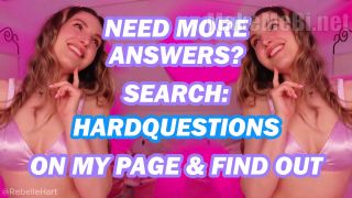[K2S.CLUB] RebelleHart - The Hard Questions - Will I Sissify You - 4K 2160P-6